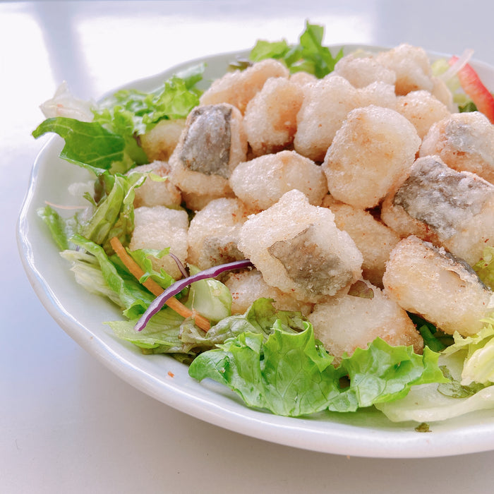 (学校給食)業務用白身魚(スケソウタラ)サイコロから揚げ 1㎏入(参考:約20人前分)